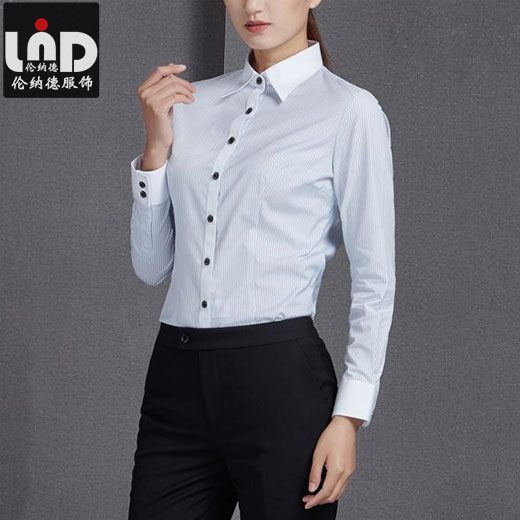 男女职业衬衫长袖LNDJL-CY450