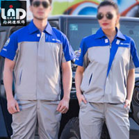 北京现代工作服 短袖维修工作服 LNDJL-XJ161
