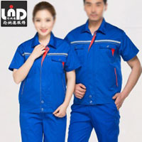 工人施工工作服 蓝色工作服套装 LNDJL-QD365